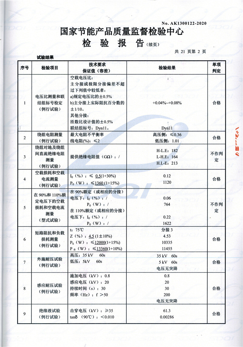 高低压试验报告-S11-1250合江合江合江油浸式变压器-2.jpg
